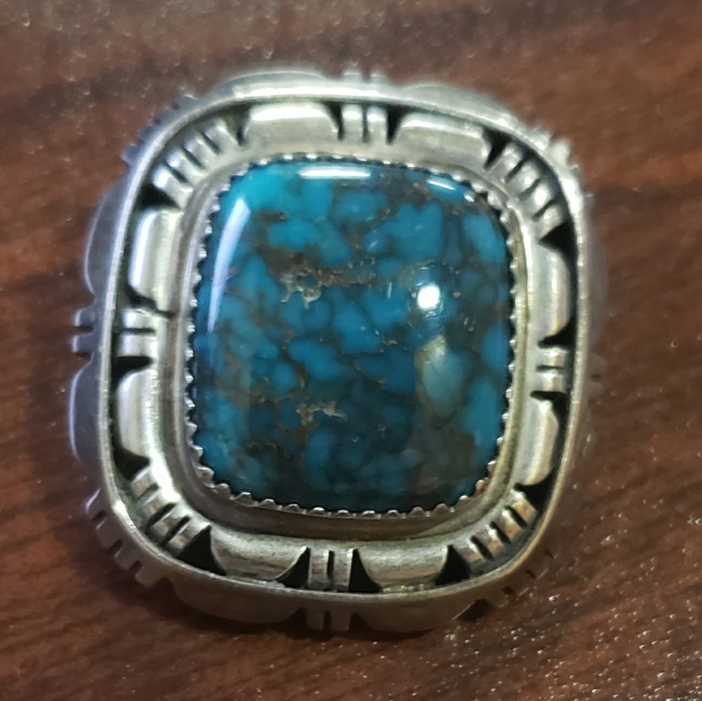 Navajo Pin/Pendant Sterling Silver signed Piaso